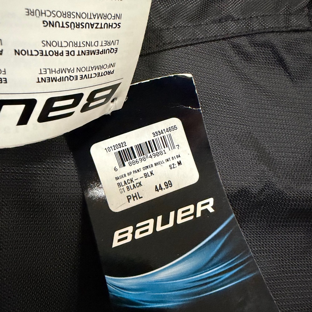 Bauer HP Pant Cover Shell Int Hockey Pants Black Size M - Picture 3 of 5